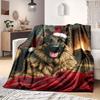 1 Pezzo Coperta in Flanella con Stampa Cartone Animato, Alta Qualità Confortevole per Tutte le Stagioni, Decorazione per la Casa, Calore e Comfort, Perfetta per Regalo di Natale Compleanno