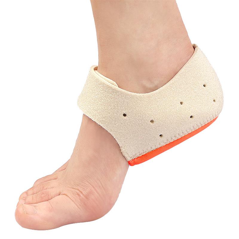 Adjustable Gel Heel Protector Sleeve - Soft, Breathable, and Warm Velcro Heel Pad
