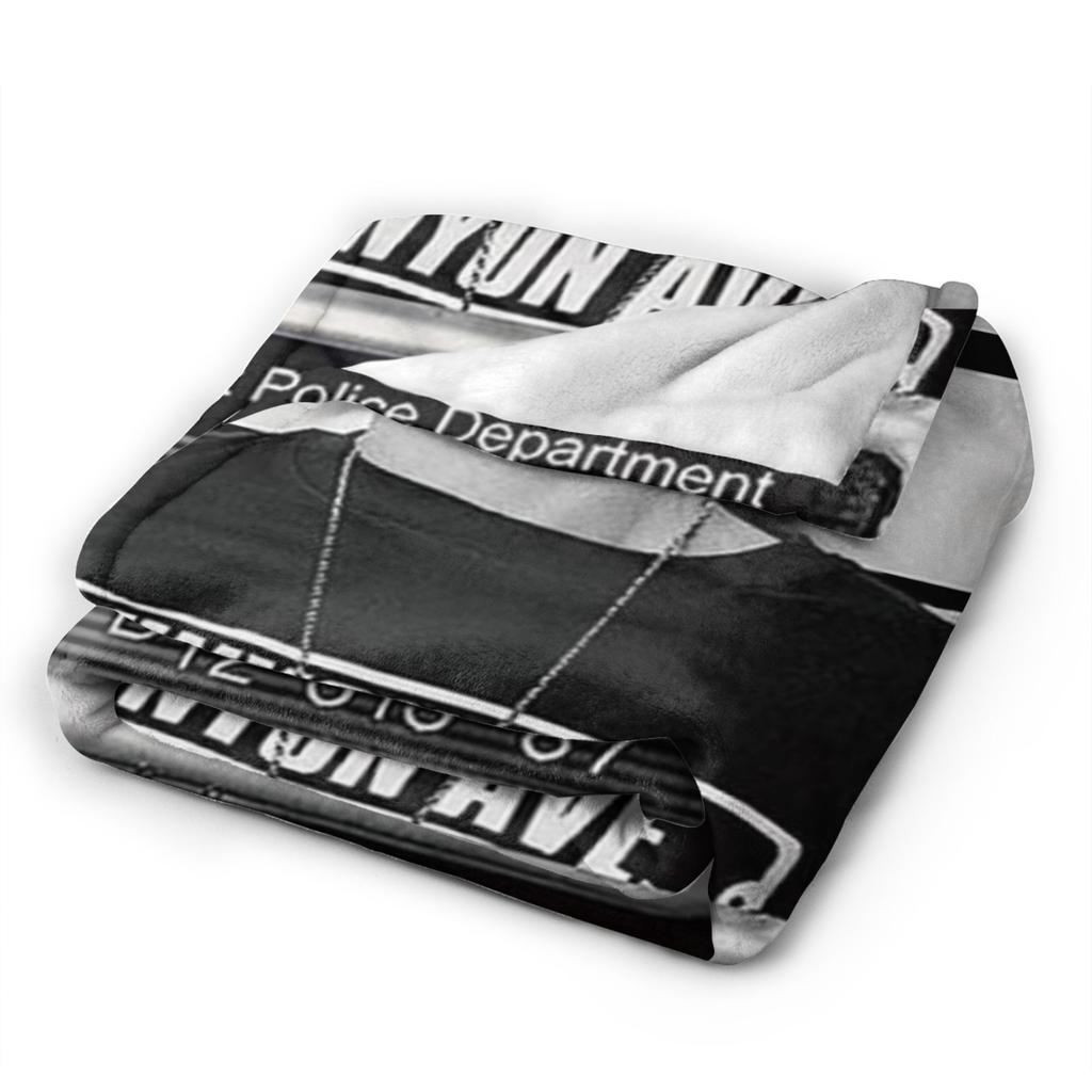 Eminem Hip Hop Print Flannel Blankets Winter Super Warm Throw Blanket for Girls Boys Couch Bed Fluffy Bedspread Sofa Bed Cover