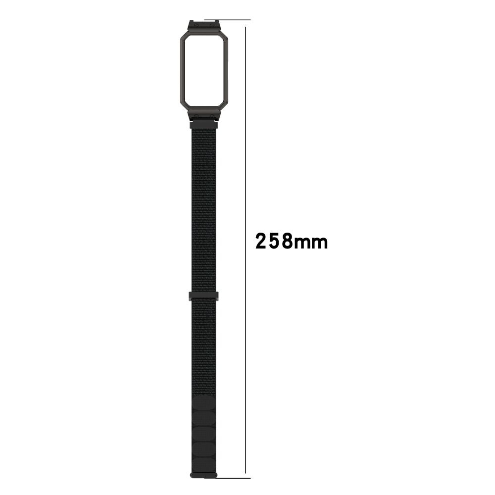 New Nylon Loop Strap Replacement Adjustable Metal Frame Soft Watchband for Huawei Band 10/9/8 Smart Watch Accessories