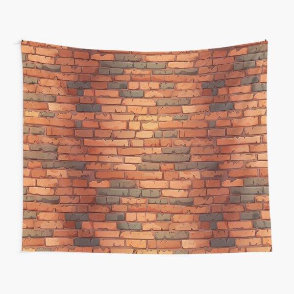 Brick Wall Tapestry Worn Out Brick Wall Design Vintage Architecture Pattern Tapestry Wall Hanging Home Living Room Dorm Decor