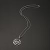 Retro Viking World Serpent Pendant Necklace with Odin Shield - Men's Norwegian Party Accessory