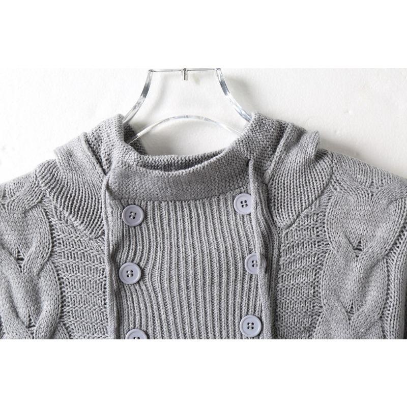 Men S Fitted Hooded Pullover Plus Size Knit Sweater