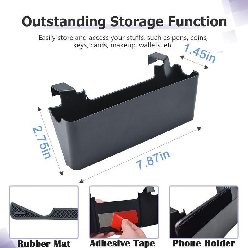 Center Console Hanging Storage Box Tray for Toyota 4Runner Accessories 2010-2024 Wallet Phone Keys Armrest Hanging Car Organizer