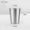 Stainless Steel Cold Drink Cup, Stainless Steel Water Cup, Not Easy To Break, Stackable, Reusable, Suitable For Children'S Trave