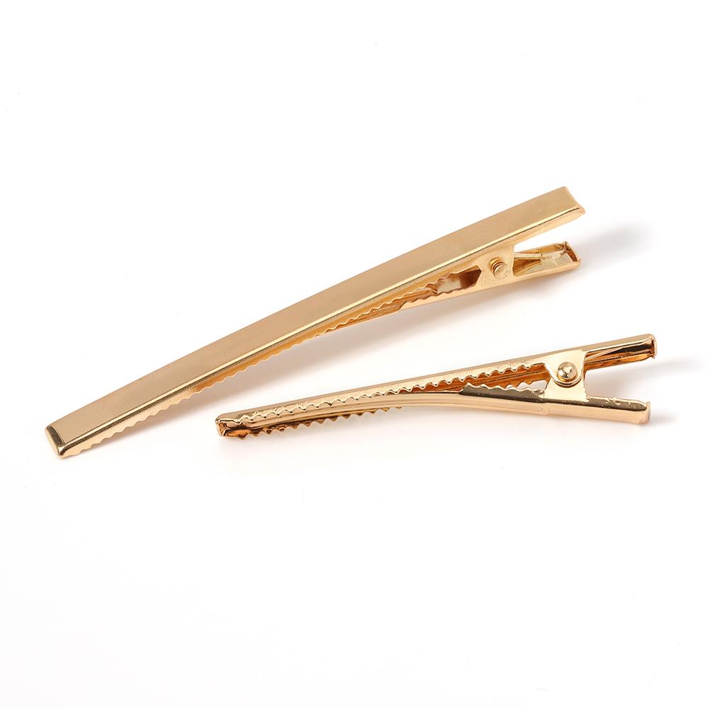 20pcs Black Hairclips Single Prong Alligator Hairpin Blank Setting Hair Clips Black Base Accessories for Jewelry Making DIY