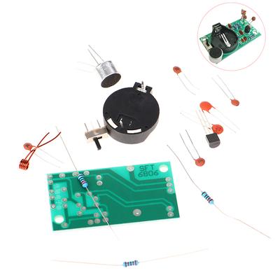 Transmissor de rádio estéreo FM Kit faça você mesmo com microfone Dc 3V Prática de soldagem