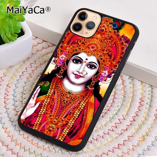 MaiYaCa Lakshmi Hindu Goddess Phone Case Cover For iPhone 17 Air 13 14 16 16e 15 pro max plus 11 12 shell  coque