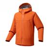Men's Outdoor Windproof and Waterproof Large Pocket Hooded Plus Velvet Soft Shell Jacket Autumn and Winter Mountaineering Suit
