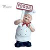 3D Fridge Magnet Cartoon Fat Chef Magnet, Hand-painted Refrigerator Picture Photo Holder for Home Office Kitchen Decoration Durable