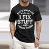 Men'S Fashionable T-Shirt, Street Casual Short Sleeved Clothing