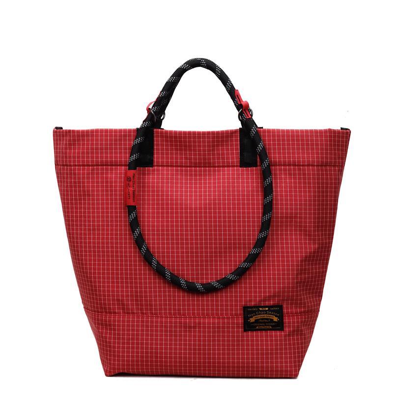 

Вместительная наплечная сумка Женская легкая сумка-тоут красный