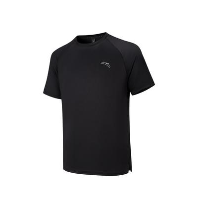 Mens Short Sleeve Knitted T-Shirt Summer 2026 Men Tops Basic-Black 952625115-5