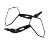 1Pair Rear View Mirrors Universal High Strength Plastic Auxiliary Side Mirrors for Motorcycle