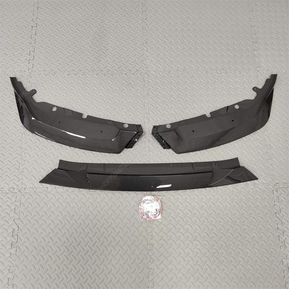 Car Front Bumper Lip Diffuser Splitter Spoiler Guard For BMW 2 Series M2 G87 2023-2026 Exterior Body Kit Tuning ABS Gloss Black