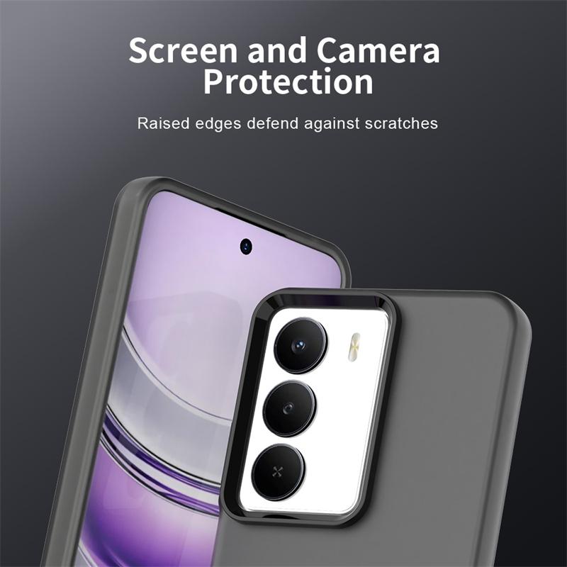 Anti-Drop Candy Color Case For Realme C71 C73 Matte PC Transparent Back Case For Realme C71 Cover For Realme C71 Case 6.67 inch