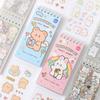 50 Sheets Cute Cartoon Stickers Set Scrapbooking Washi Stickers Waterproof PET Stickers DIY Decorating Journaling
