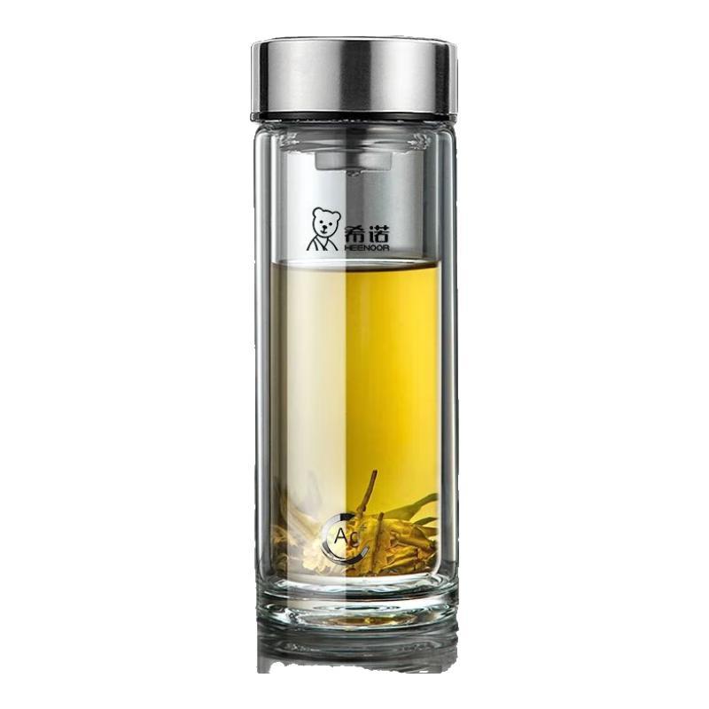 Xinuo Double-Layer Insulated Glass Tea Mug