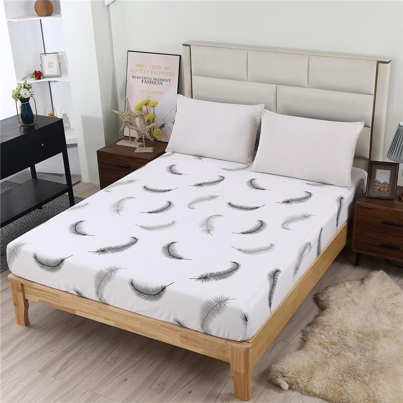 

1 шт. хлопок новый продукт печать простыня на резинке чехол для матраса четыре угла с резинкой простыня настраиваемая 80cmX190cmX15cm
