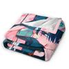 Soft Warm Blanket Camping Kawaii Chibi LUKA Hot Anime ALIEN STAGE Bedding Throws  Flannel Bedspread For Living Room Sofa Bed