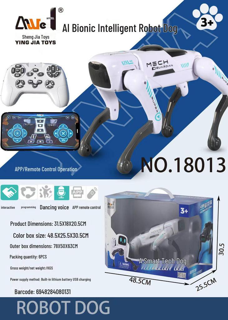 Smart Remote Control Robot Pet: Educational Toy for Kids - Dog & Cat Model, Perfect Year of the Horse Gift