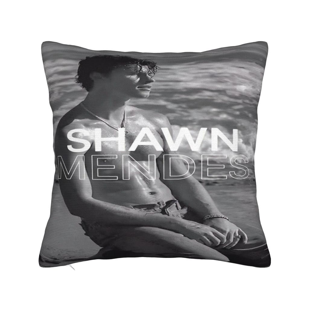 Shawn Mendes Canadian Singer Pillowcases Cushion Cover Rock Music Pillow Covers New Style Bed Decor Square Multiple Sizes