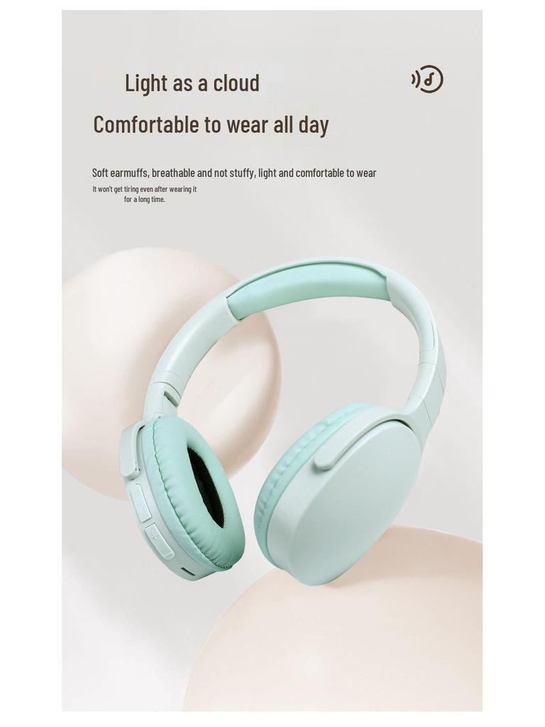 Bluetooth Over-Ear Headset P2961 - Long Battery Life, Wireless, for Sports & Gaming