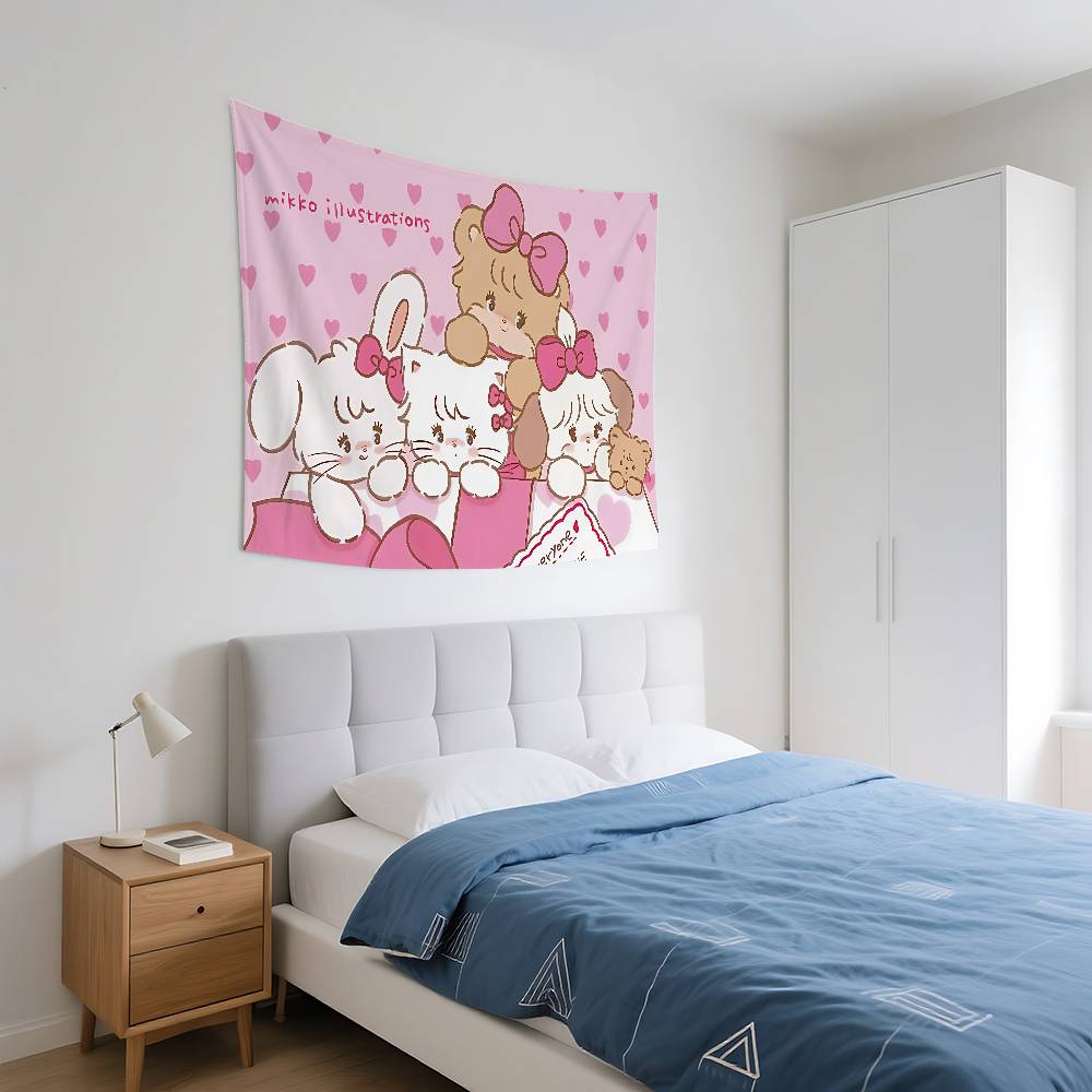 MMikko CCharacters Tapestry Customizable Tapestries Of Various Styleswall Hangings Celebrity Photo Printingwall Hangings