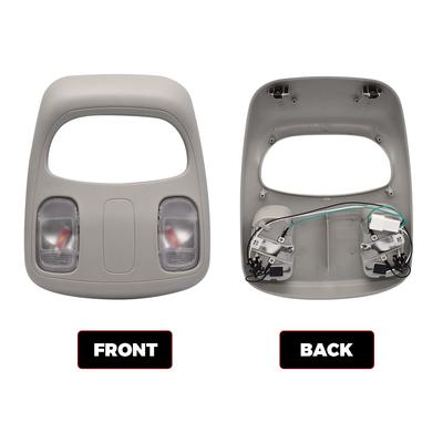 For Dodge Ram 1500 2500 3500 4500 5500 2006-2010 LED Overhead Console Dome Interior Roof Read Light LED/Halogen Bulb 1DK78BD1AA