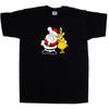 Santa And Reindeer Funny T-Shirt - Men's Summer Cotton Graphic Tee