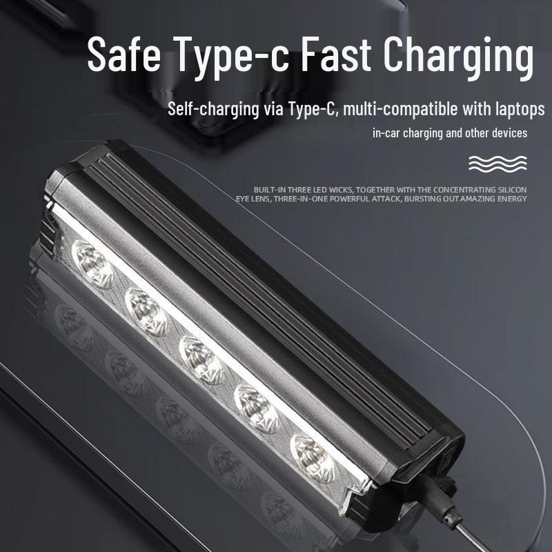 2600 Lumens Super Bright Aluminum Bike Headlight for Night Riding