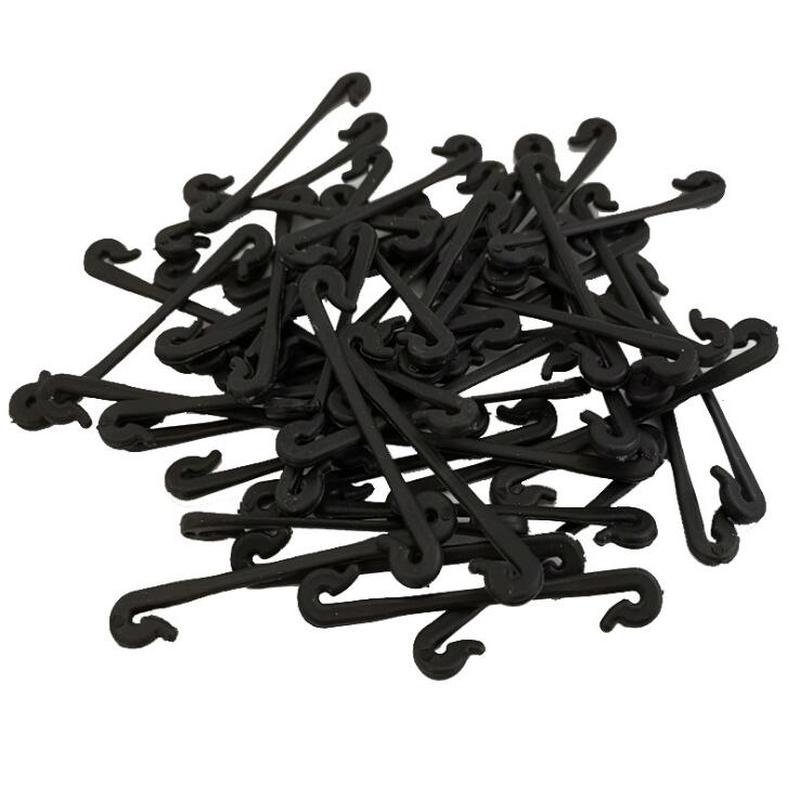 50pcs Plastic Plant Fixing Clips Tomato Support Clips Grape Rack Mesh Fasteners Gardening Agricultural Bundling Line Cages