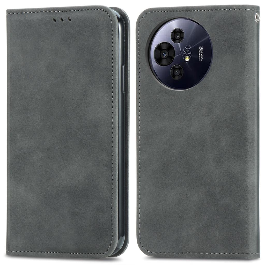 For TCL 50 Pro NxtPaper 5G Case Skin Touch Feeling Leather Card Holder Phone Cover Magnetic Absorption