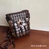Bohemian Ethnic Style Coconut Shell Bag Women's Handwoven Earphone Port Red Envelope Retro Niche Design Change Bag