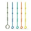 Silicone Pacifier Holders Flexible Teether Chain Toy & Teether Strap Chewable Pacifier Clip Colorful Baby Pacifier Clip