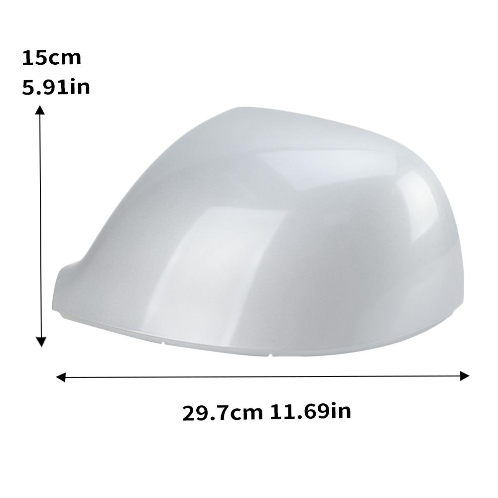 Rearview Mirror Cover Cap For Volkswagen T5 T6 TRANSPORTER Amarok 2010- Silver Gray Side Mirror Cover Cap Car Accessories