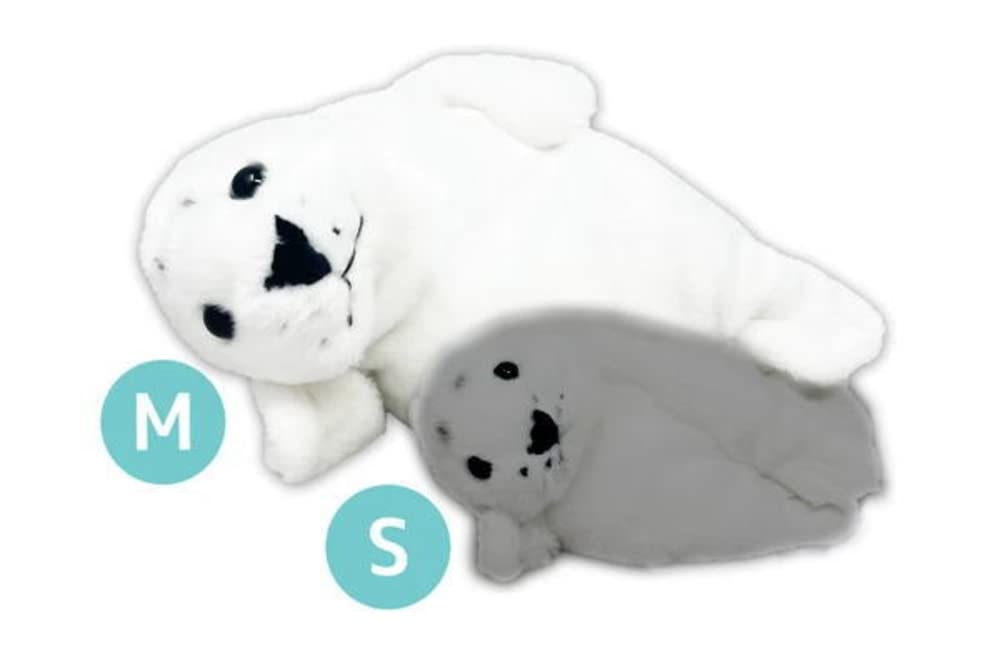 Naitou Design Underwater Walking Plush Toy Medium White A Day in the Life of a Seal
