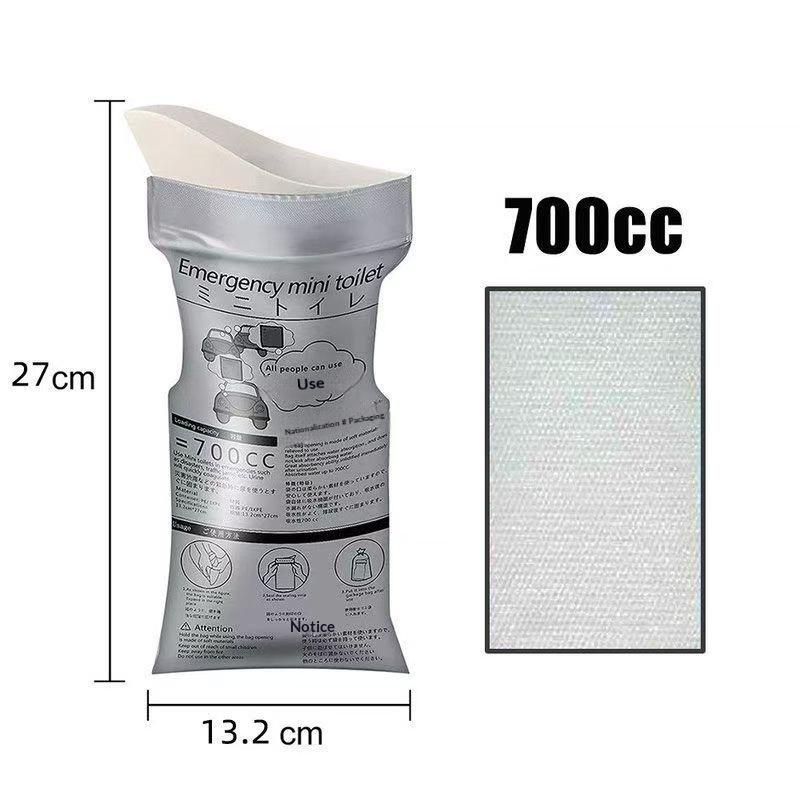 1/5/10Pcs Vehicle Emergency Urine Bag Disposable Urine Bag Traffic Jam Self-Driving Travel Unisex Portable Toilet