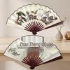 8" & 10" Blank Silk Students' Calligraphy and DIY Folding Fans