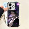 Devil Bad Boy Anime Style Plating Phone Case For Xiaomi Poco X5 X6 X7 X8 Pro Max F8 Ultra F7 M8 M7 M5S Redmi 15C 15 14C 13C 13 X