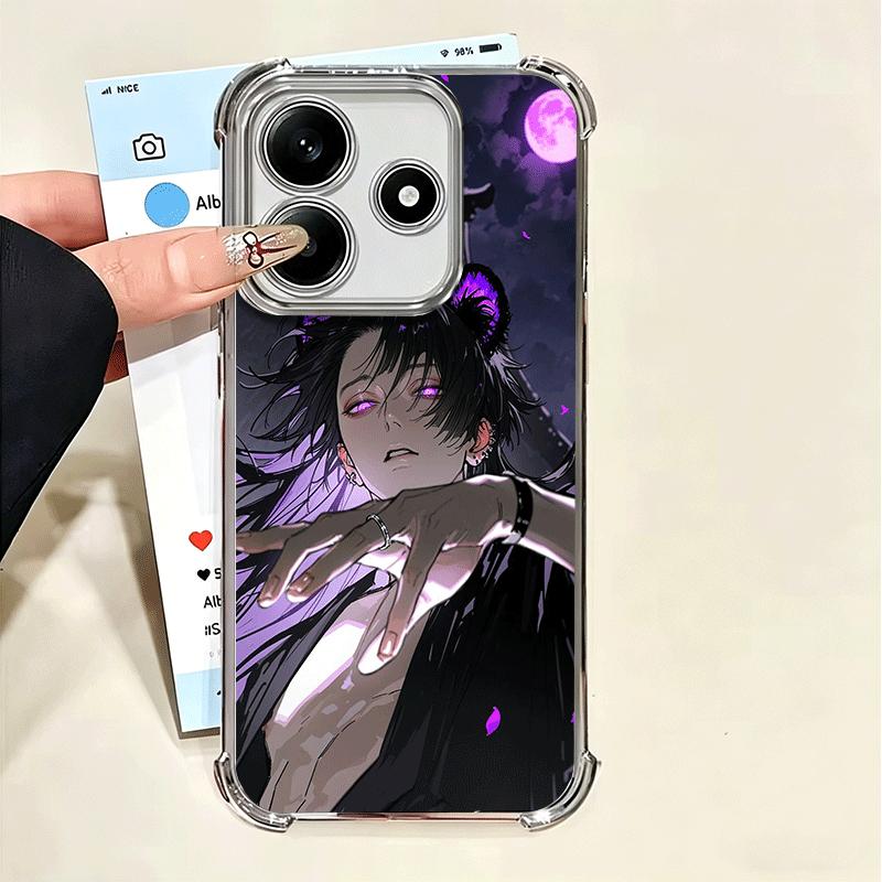 Devil Bad Boy Anime Style Plating Phone Case For Xiaomi Poco X5 X6 X7 X8 Pro Max F8 Ultra F7 M8 M7 M5S Redmi 15C 15 14C 13C 13 X