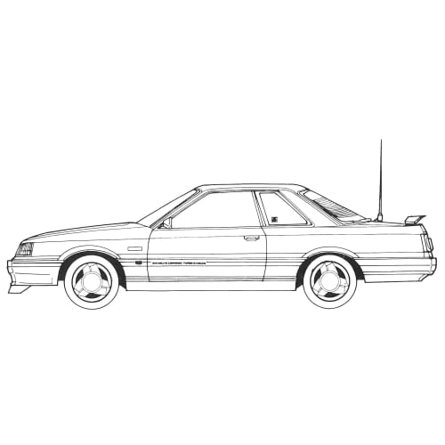 Fujimi Model 1/24 High-Speed ??Car Series No. 5 7th Skyline GTS 2-Door (High-Speed ??Car Version) HC-5