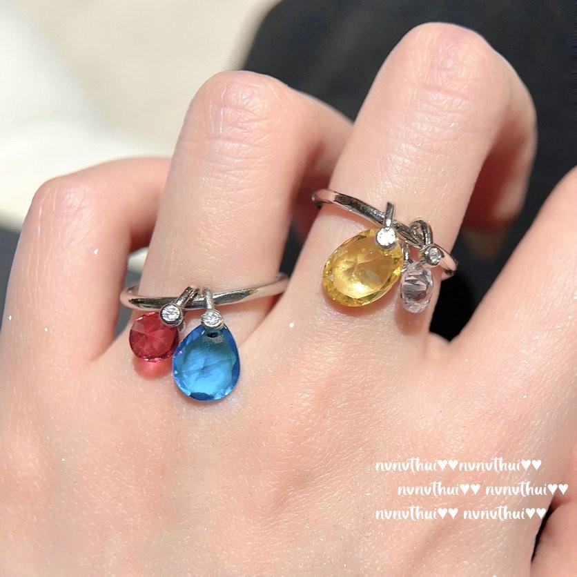 Mermaid Tears, Radiance Gemstone Pearl Fringed Earrings, Tahiti, Deep Sea Bead Bow Zircon, Ring.