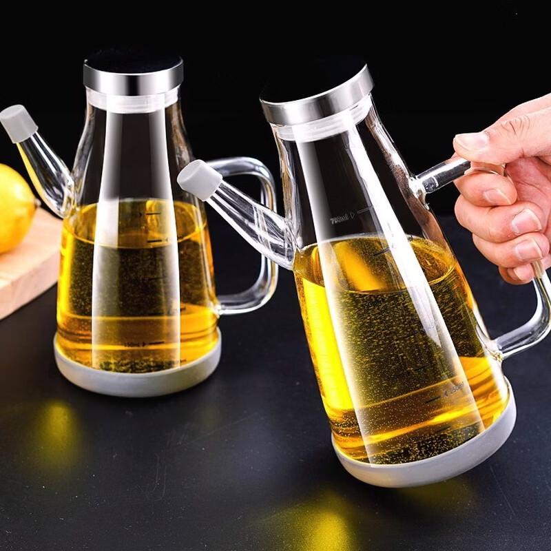 Heat-Resistant Borosilicate Glass Oil Dispenser Set