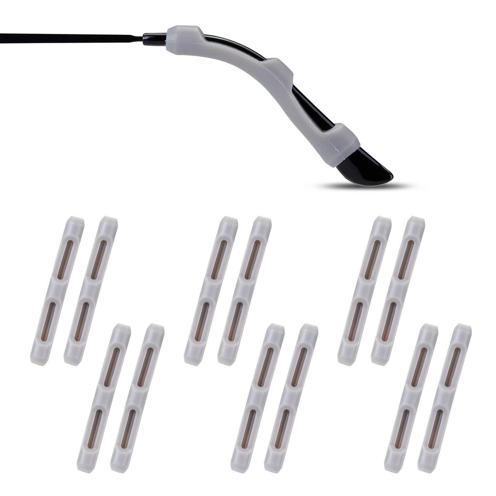 Eyeglass Ear Cushions - Soft Silicone Glasses Ear Grip Temple Tips Eyeglass Pads Anti Slip Eyeglasses Ear Hook Comfort Sport