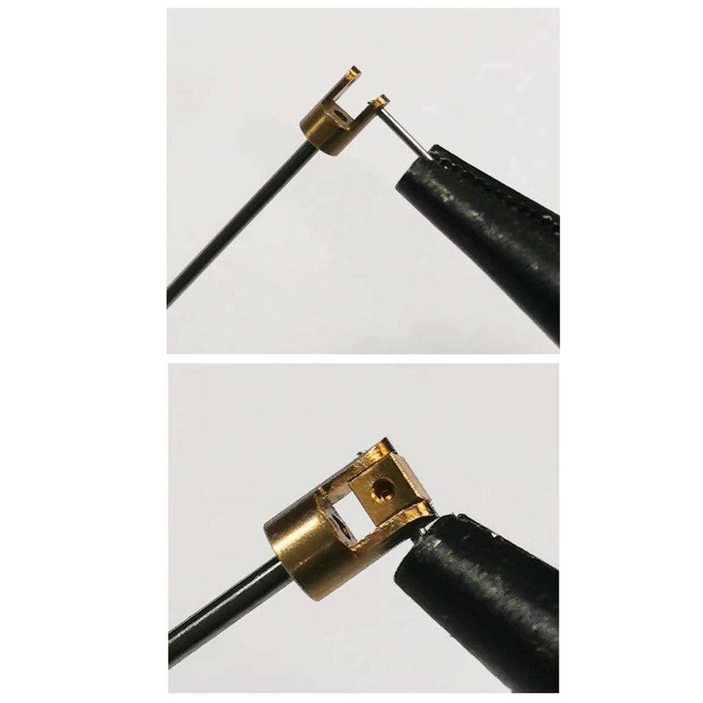 1mm/2mm Precision Universal Joint Micro Coupling Connector Brass Connecting Rod Model Static Modification