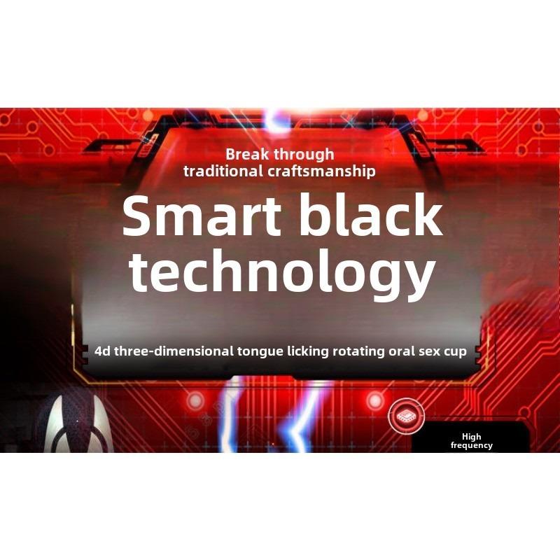 Airplane Cup Oral Sex Automatic Piston Rotating Tongue Male Masturbator Sex Toys