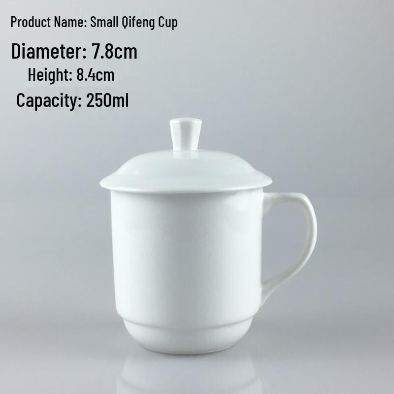 Qianxing Ceramic Office Mug with Lid