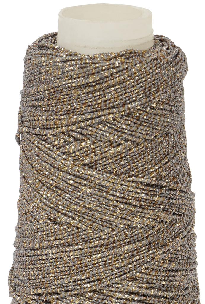 IBA Indianbeautifulart Glitter Cotton Cord 1mm Crafts Thread DIY Beading Crafts Thread String For Bracelet Necklace Jewelry Making