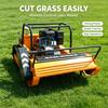 Intelligent Remote Control Tracked Crawler Lawn Mower Automatic Grass Cutting Robot For Municipal Works